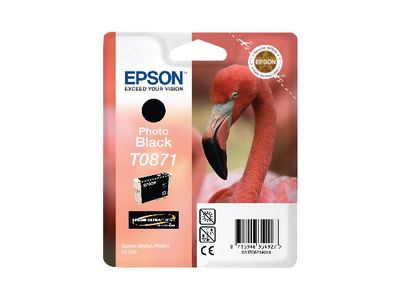 Epson T0871 Inktcartridge, Foto zwart