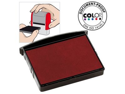 COLOP Inktkussen E/2300, zelf inktende stempels, rood