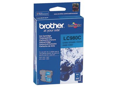 Brother LC-980 Inktcartridge, Cyaan