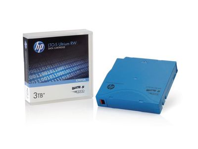 HP C7975A LTO-5 Ultrium RW Datacartridge, 1.5 TB / 3 TB, Blauw