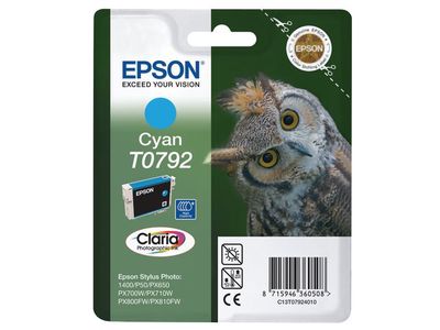 Epson T0792 Inktcartridge, Cyaan