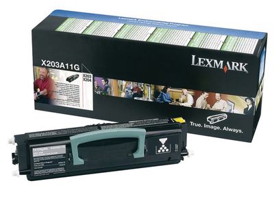 Lexmark X203A11G Toner, Zwart
