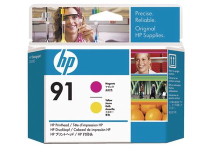 HP Printkop 91 Single Pack C9461A geel, magenta