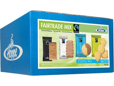 Hoppe Koekjes, Fairtrade, Melange (doos 150 stuks)
