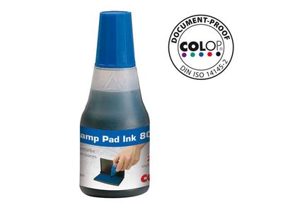 Colop Stempelinkt Blauw (blister 2 x 25 milliliter)