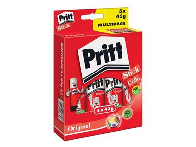 Pritt Original Lijmstift Value Pack (blister 5 stuks)