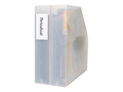 3L Zelfklevende Etikethouder, Polypropyleen, 46 x 75 mm, Transparant