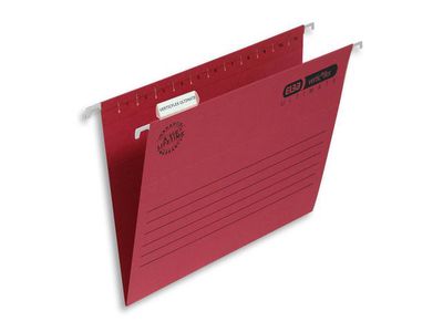 Elba Hangmap Verticflex Ultimate® Verticaal, folio, v-bodem, rood (doos 25 stuks)