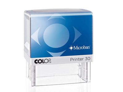 Colop Stempel - zelfinktend voor dagelijks gebruik Printer 30 Microban, 47 x 18 mm, max. 5 regels
