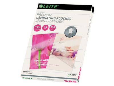 Leitz Lamineerhoes A4, 216 x 303 mm, 2 x 125 micron, Glanzend