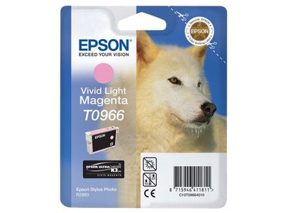 Epson T0966 Inktcartridge, Licht magenta