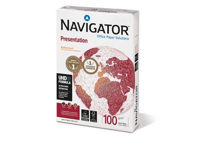 Navigator Presentation Papier, A4, 100 g/m², Wit