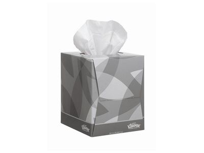 Kleenex® Facial Tissue Kubus, 2-Laags, 88 vel, Wit (pak 88 vel)