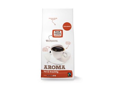 FAIR TRADE ORIGINAL Aroma Fresh Brew Gemalen Koffie (doos 4 kilogram)