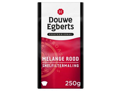 Douwe Egberts Professional Rood Gemalen Koffie, Snelfiltermaling