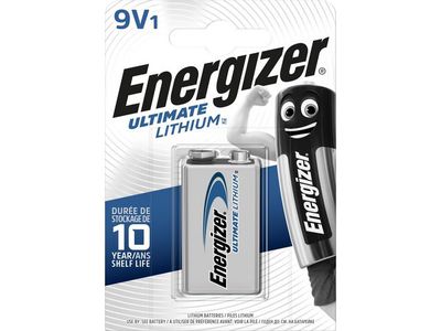 Energizer Lithium Batterij, 9 V
