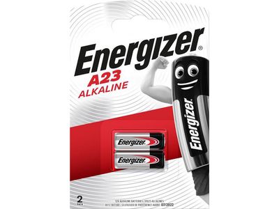 Energizer Alkaline A23 Batterij, 12 V (pak 2 stuks)