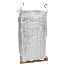 Pallet aanbieding big bag geventileerd met losslurf