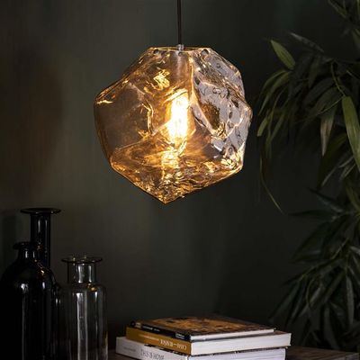 Hanglamp Delmenhorst van chromed glas