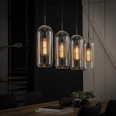 Hanglamp Dransfeld van geperforeerd metaal