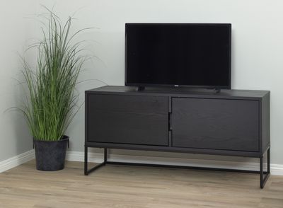 Tenzo Lipp TV meubel in zwart eiken hout