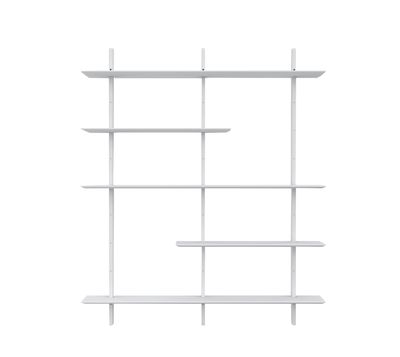 Tenzo wandkast Bridge 162 cm breed wit lak