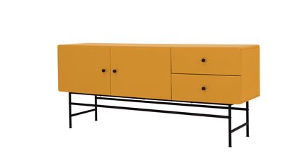 Tenzo dressoir Cocktail in mosterd gele lak