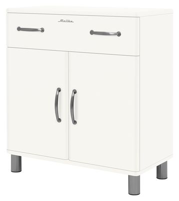 Tenzo New Malibu commode met lade en 2 deuren wit