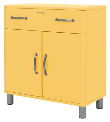 Tenzo New Malibu commode met lade en 2 deuren geel