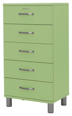 Tenzo New Malibu ladekast met 5 laden groen