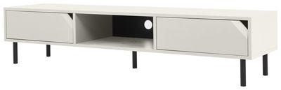 Tenzo Corner TV dressoir in cotton white lak