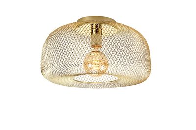 Highlight plafondlamp Honey 40 cm goudkleur