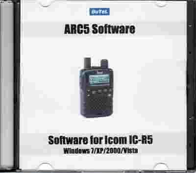 Butel scanner software Icom IC-R5
