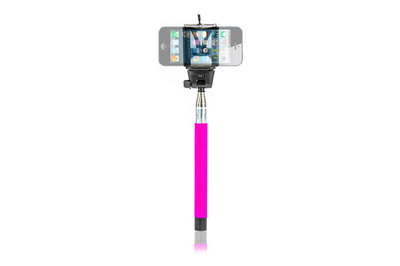 Bluetooth selfie stick roze