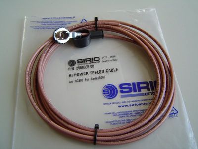 Sirio Teflon antenne kabel