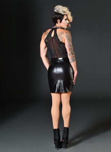 wetlook rok cross dress 