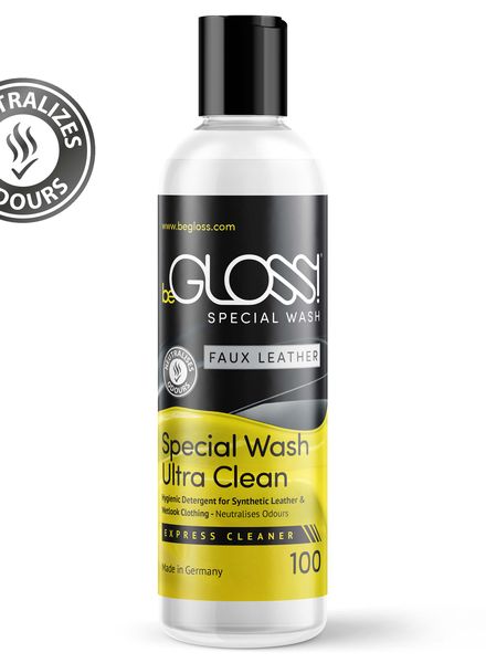 BeGLOSS - Special Wash Ultra Clean - Travelsize - Wasmiddel voor PU-leer 