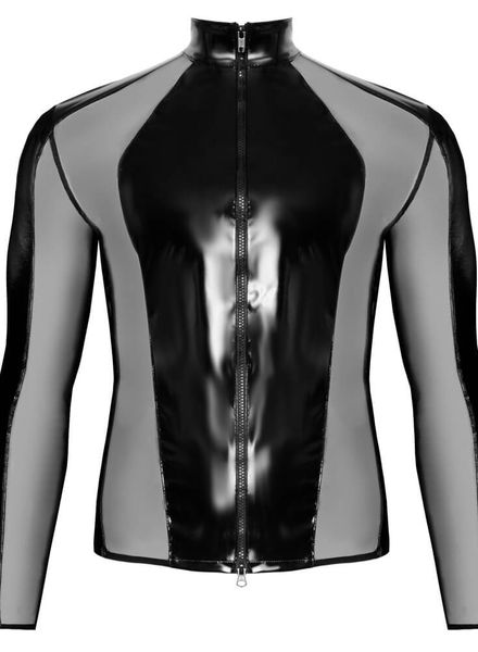 Black-level-lak-shirt-met-rits-en-lange-mouwen-met-gaas-ghost-front.jpg