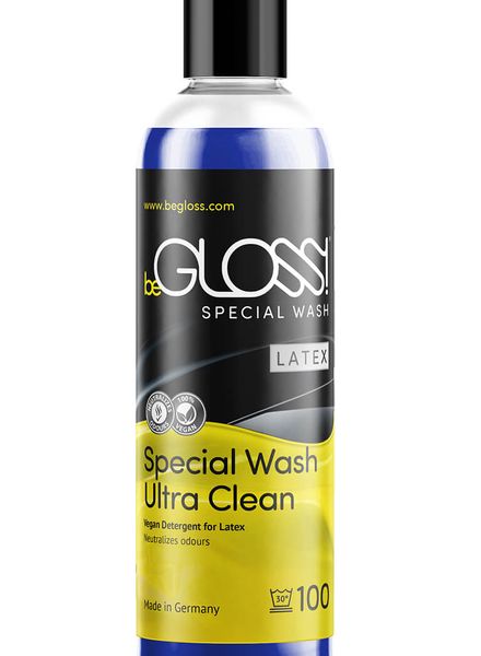 beGLOSS - Special Wash Ultra Clean - Travelsize - Wasmiddel voor Latex, Rubber en Neopreen