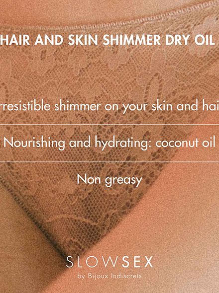 Hair & Skin Shimmer Dry Oil - Slow Sex3