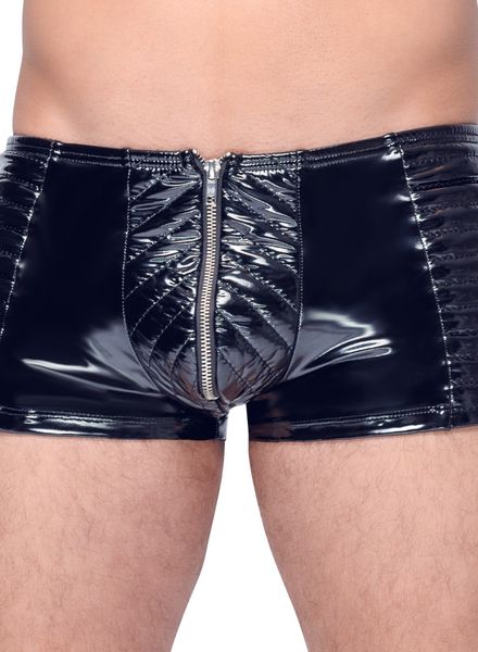 Black level lak short biker voorkant