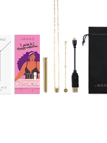 Le Wand Necklace Vibe Ketting Goud Inhoud