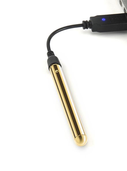 Le Wand Necklace Vibe Ketting Goud USB oplader