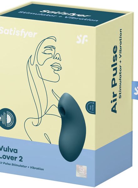 Satisfyer - Vulva Lover 2 Air Pulse Stimulator + Vibration - Luchtdruk Vibrator - Blauw 4.jpg