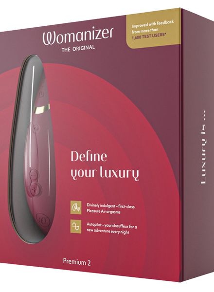 Womanizer Premium 2 Rood Verpakking Voorkant