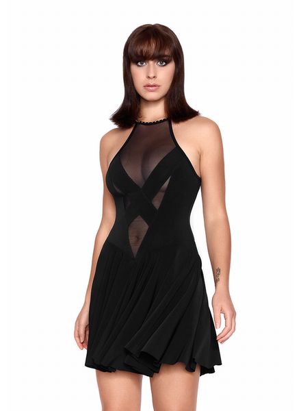 sexy zwarte cocktail jurk