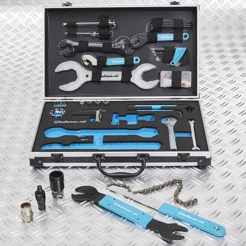 CRIVIT Set d'outils pour vélo avec boîte, 20 pièces