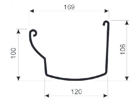 Nicoll Ovation afmetingen LG38 170mm