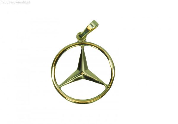 Kettinghanger-Mercedes-ster-logo-goud