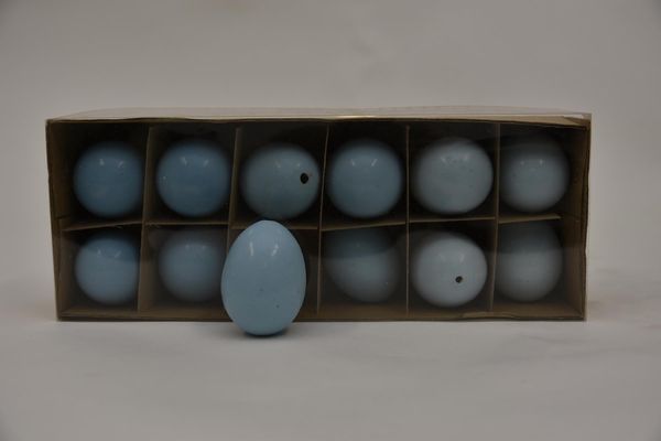 Doos Kippeneieren Blauw Mix - 12 Stuks